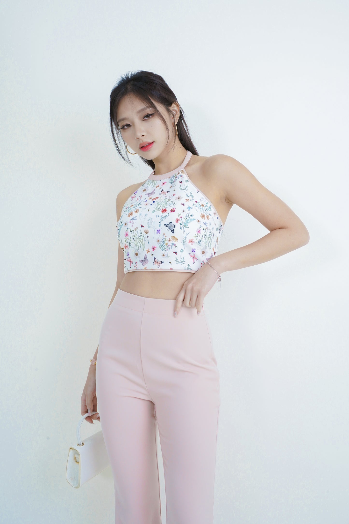 Camilla Halter Top (Dusty Pink)